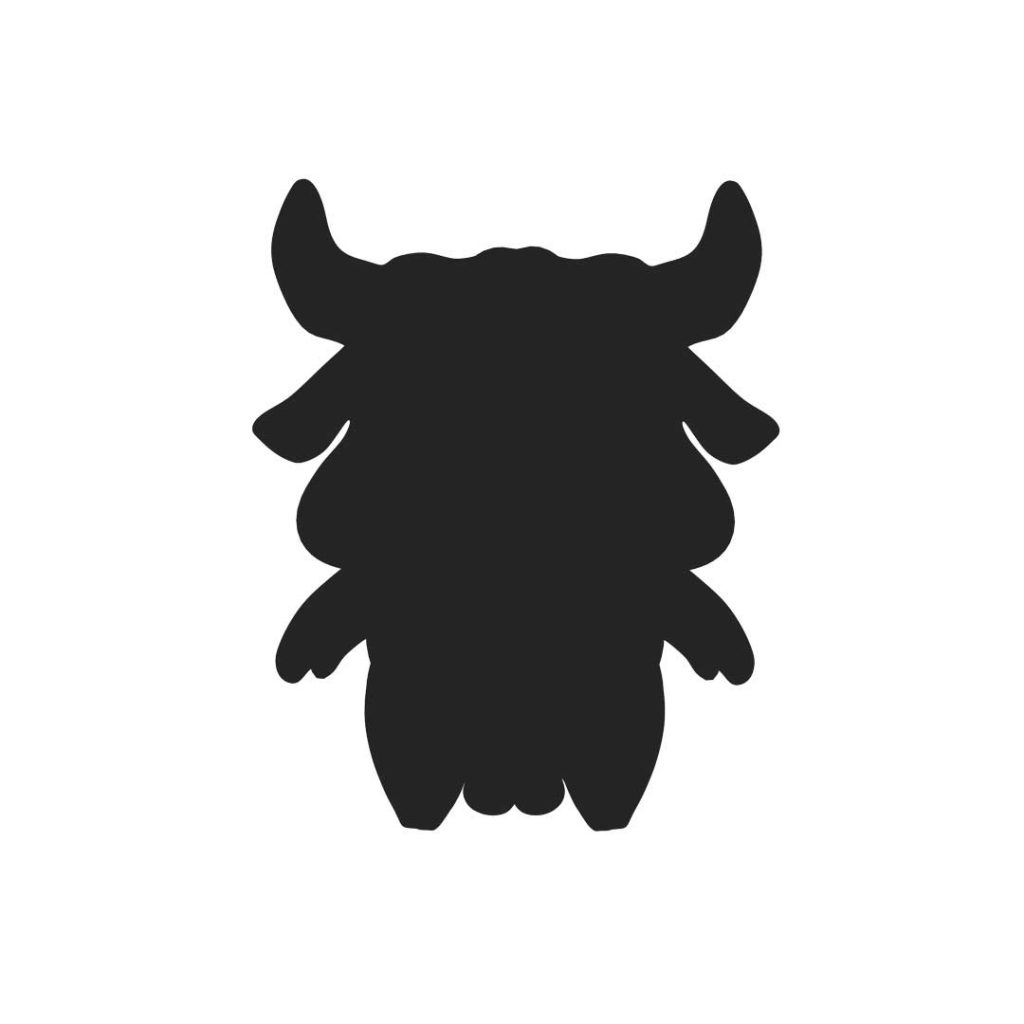 Beef Cake Silohuette